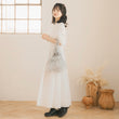 Load image into Gallery viewer, ギャザーリボンワンピース