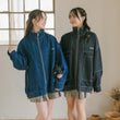 Load image into Gallery viewer, スタンドカラーデニムジャケット