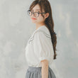 Load image into Gallery viewer, ダブルカラーサマーチャイナブラウス