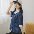 Load image into Gallery viewer, ダブルラインボーダーシャツ