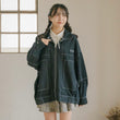Load image into Gallery viewer, スタンドカラーデニムジャケット