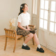 Load image into Gallery viewer, チュールフリルTシャツ