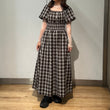 Load image into Gallery viewer, バックリボンバルーンスリーブワンピース