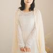 Load image into Gallery viewer, レースロングトップス