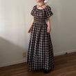 Load image into Gallery viewer, バックリボンバルーンスリーブワンピース