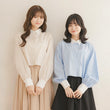 Load image into Gallery viewer, amr.ロゴストライプシャツ