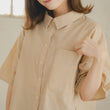Load image into Gallery viewer, クロップドチェックハーフスリーブシャツ