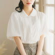 Load image into Gallery viewer, リボン付きバルーンブラウス