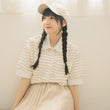 Load image into Gallery viewer, ダブルラインボーダーシャツ