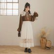 Load image into Gallery viewer, レースプリーツスカート