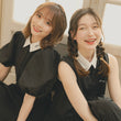 Load image into Gallery viewer, バイカラーボリュームハーフブラウス