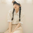 Load image into Gallery viewer, ダブルラインボーダーシャツ