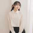 Load image into Gallery viewer, amr.ロゴストライプシャツ