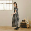 Load image into Gallery viewer, バックリボンバルーンスリーブワンピース