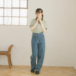 Load image into Gallery viewer, ビジューデニムパンツ