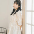Load image into Gallery viewer, ストライプギャザーリボンハーフブラウス