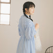 Load image into Gallery viewer, ギャザーリボンワンピース