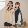 Load image into Gallery viewer, Vネックロゴベスト