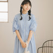 Load image into Gallery viewer, ギャザーリボンワンピース