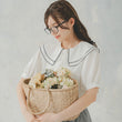 Load image into Gallery viewer, ダブルカラーサマーチャイナブラウス