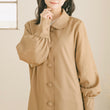 Load image into Gallery viewer, ケープフリルロングコート