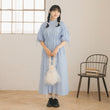 Load image into Gallery viewer, ギャザーリボンワンピース