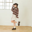 Load image into Gallery viewer, アルパカタッチボーダーポロニット