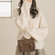 Load image into Gallery viewer, モヘアタッチオープンショルダーニット