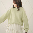 Load image into Gallery viewer, モヘアタッチオープンショルダーニット