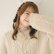 Load image into Gallery viewer, モックネックケーブルニット