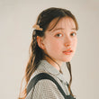 Load image into Gallery viewer, チェックパールリボンピン