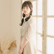 Load image into Gallery viewer, オーガンジーギャザーブラウス