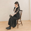 Load image into Gallery viewer, レースアップロングワンピース