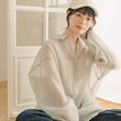 Load image into Gallery viewer, オーガンジービッグシャツ