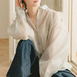 Load image into Gallery viewer, オーガンジービッグシャツ