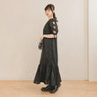Load image into Gallery viewer, レースアップロングワンピース