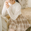 Load image into Gallery viewer, ハーフプリーツチェックスカート