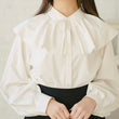 Load image into Gallery viewer, ケープフリルブラウス