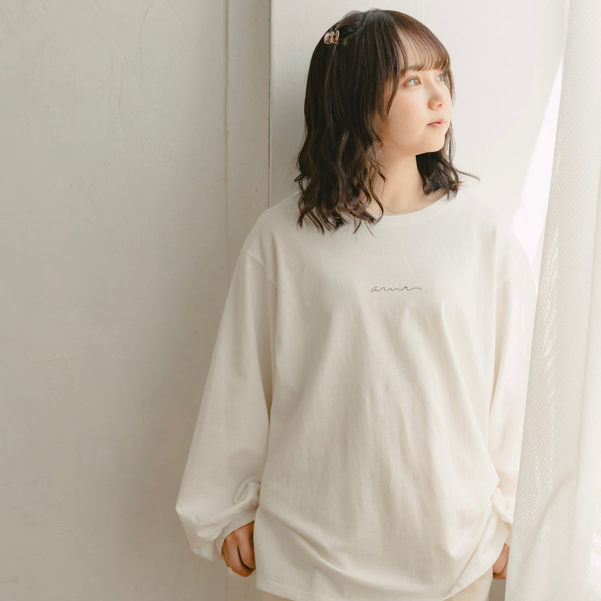 フラワーブーケロングTシャツ – amr.