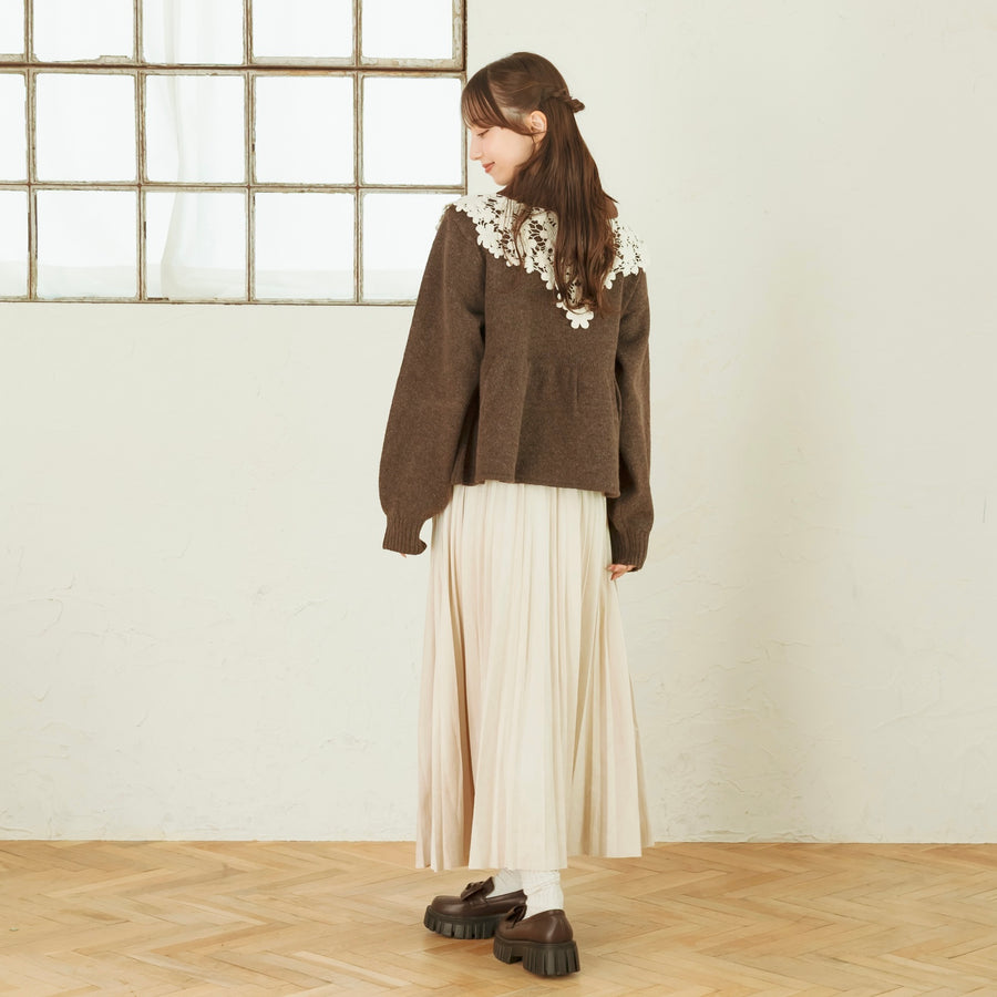 ラテカラープリーツスカート