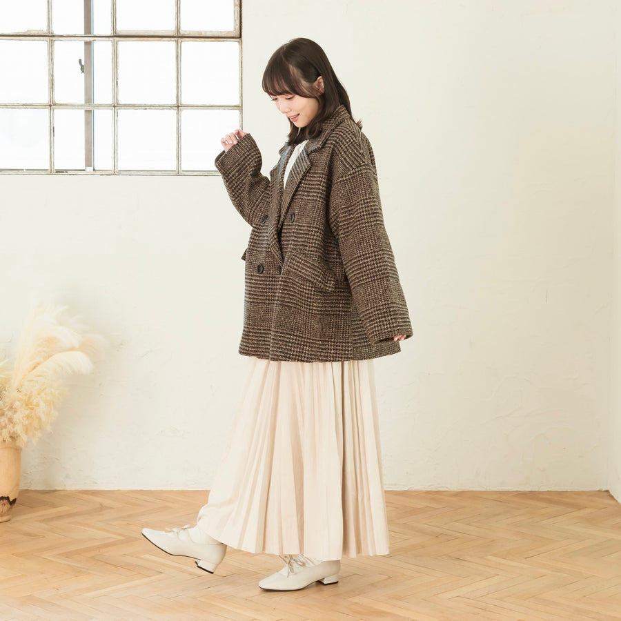 ラテカラープリーツスカート