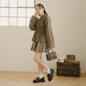 ブロードシャーリングシャツ