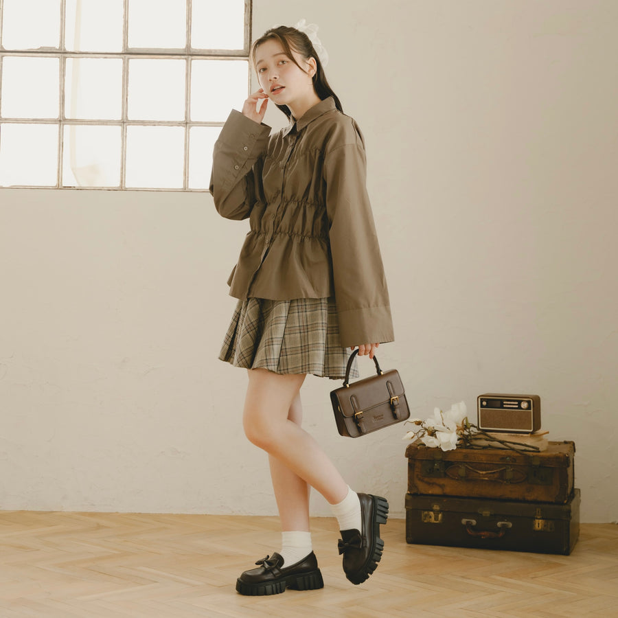 ブロードシャーリングシャツ