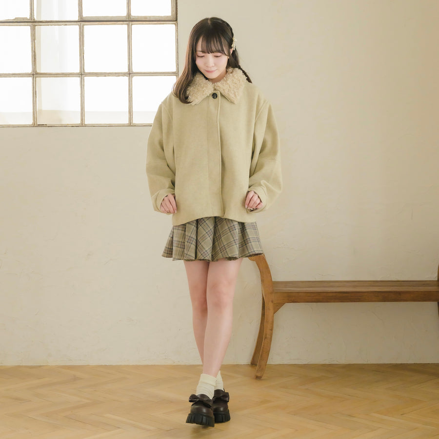 プードルファーカラージャケット