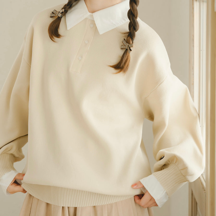 ドッキングシャツニット