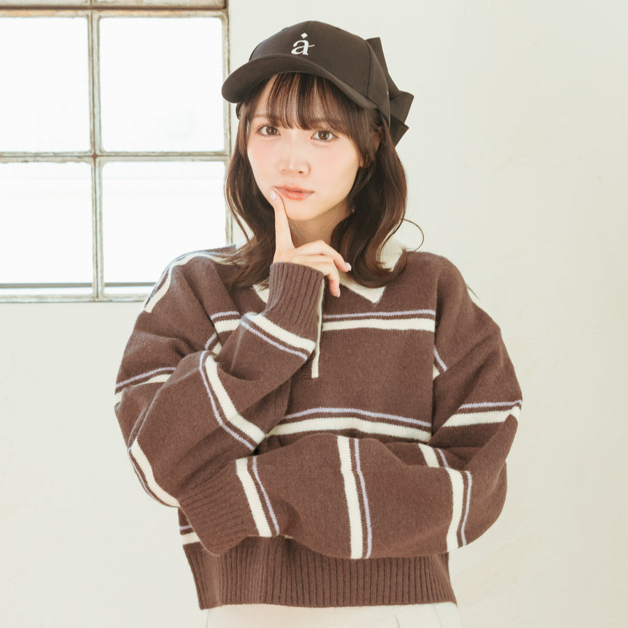 アムレロゴビッグリボンキャップ