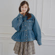 Load image into Gallery viewer, ペプラムデニムジャケット
