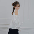 Load image into Gallery viewer, オフショルダーぺプラムブラウス
