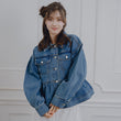 Load image into Gallery viewer, ペプラムデニムジャケット
