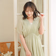 Load image into Gallery viewer, ピンタックレースワンピース
